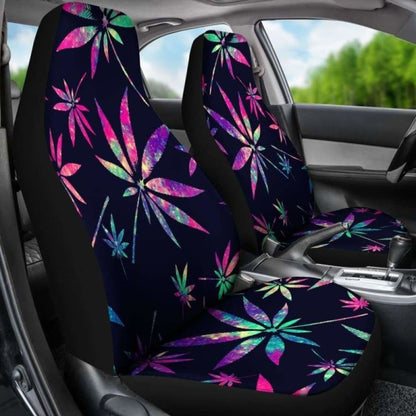 Pot Leaves Tie Dye Seat Covers