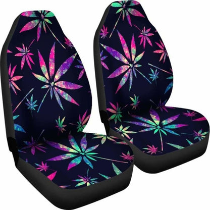 Pot Leaves Tie Dye Seat Covers