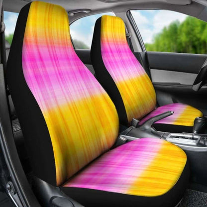 Pink And Yellow Tie Dye Car Seat Covers Seat Protectors