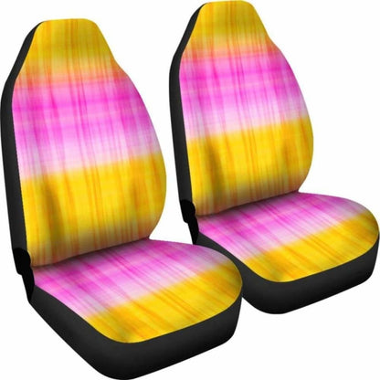 Pink And Yellow Tie Dye Car Seat Covers Seat Protectors