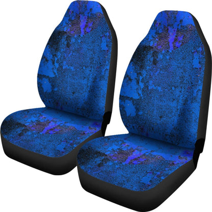 Blue Grunge Art Car Seat Covers