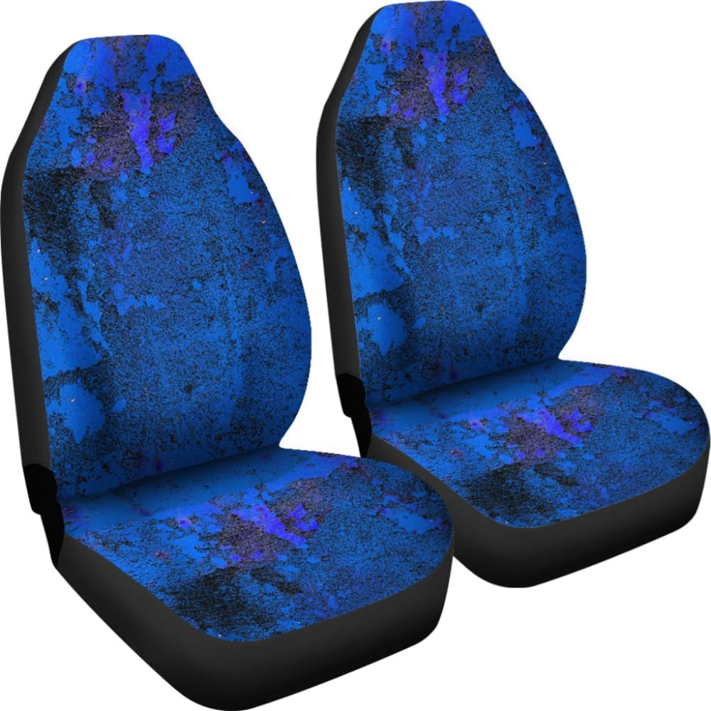 Blue Grunge Art Car Seat Covers