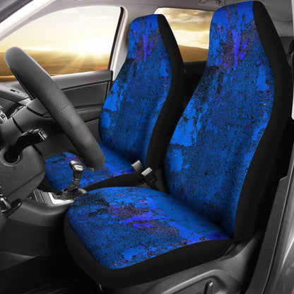 Blue Grunge Art Car Seat Covers