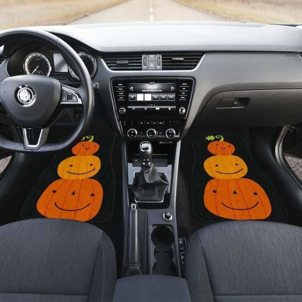 Pumpkin Halloween Car Floor Mats