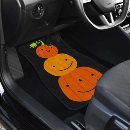 Pumpkin Halloween Car Floor Mats