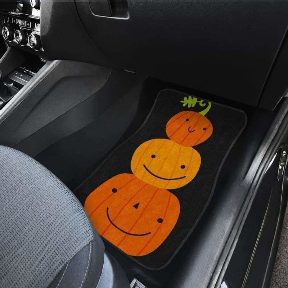Pumpkin Halloween Car Floor Mats