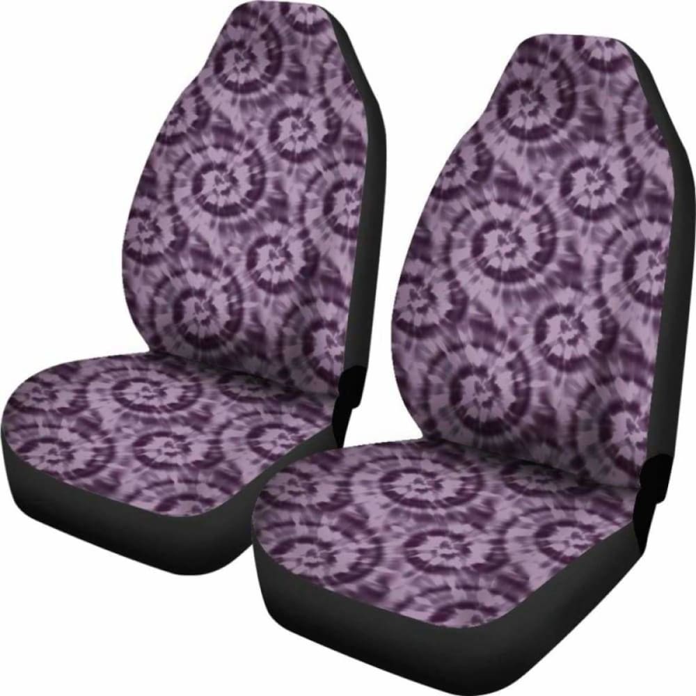 Purple Tie Dye Car Seat Covers Seat Protectors