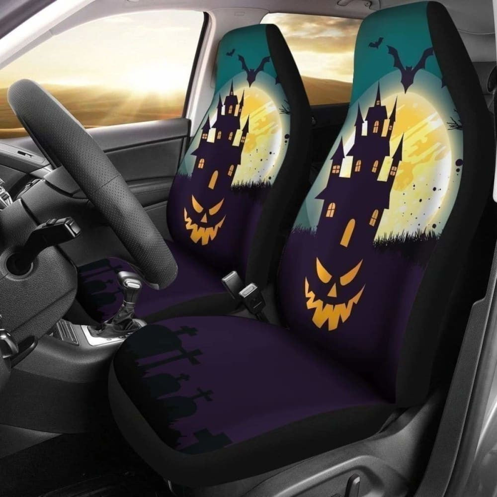 Castle Halloween Car Seat Covers