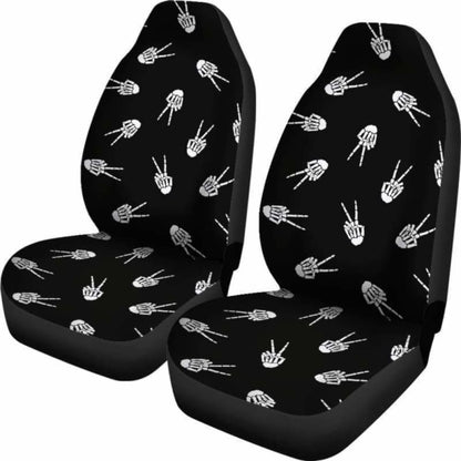 Bone Hand Halloween Car Seat Covers