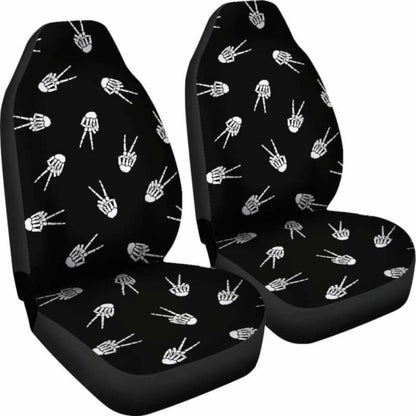 Bone Hand Halloween Car Seat Covers