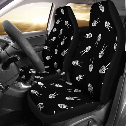 Bone Hand Halloween Car Seat Covers