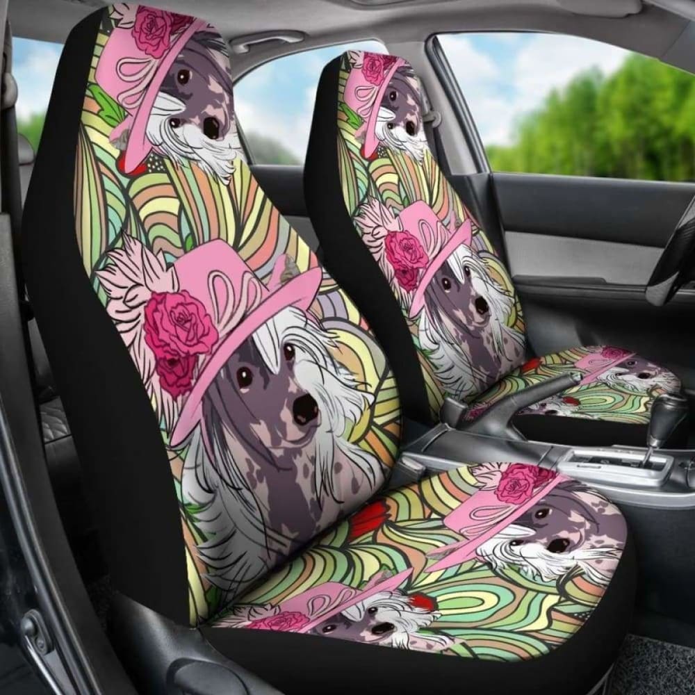 Chinese Crested Car Seat Covers