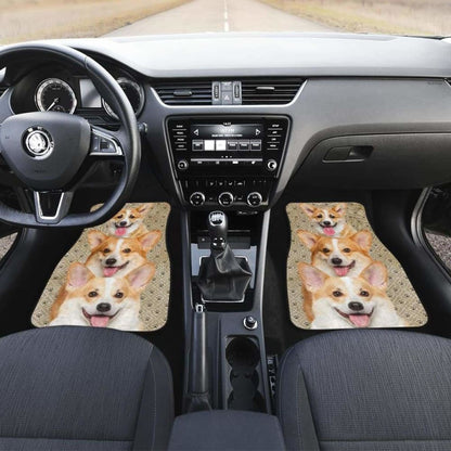 Corgi Dog Car Floor Mats Funny For Corgi Lover