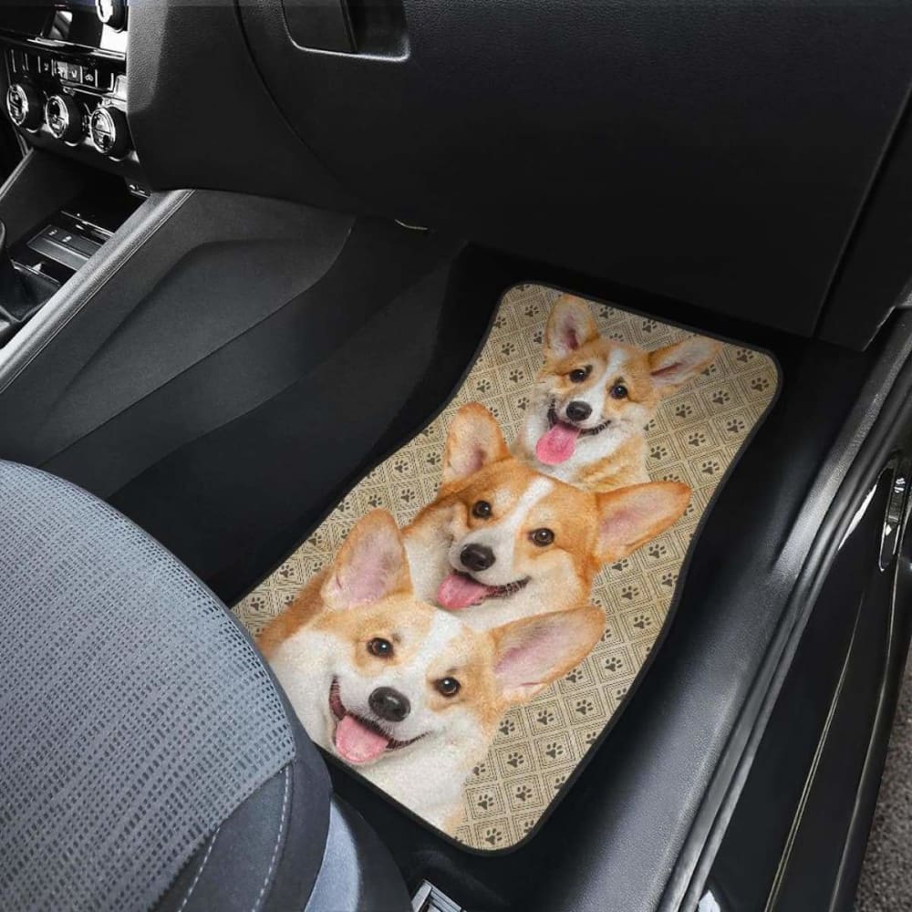 Corgi Dog Car Floor Mats Funny For Corgi Lover