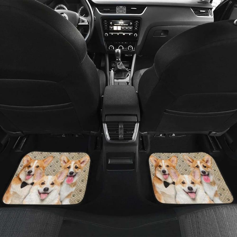 Corgi Dog Car Floor Mats Funny For Corgi Lover