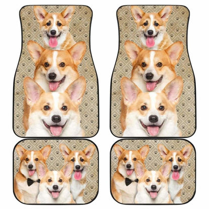 Corgi Dog Car Floor Mats Funny For Corgi Lover