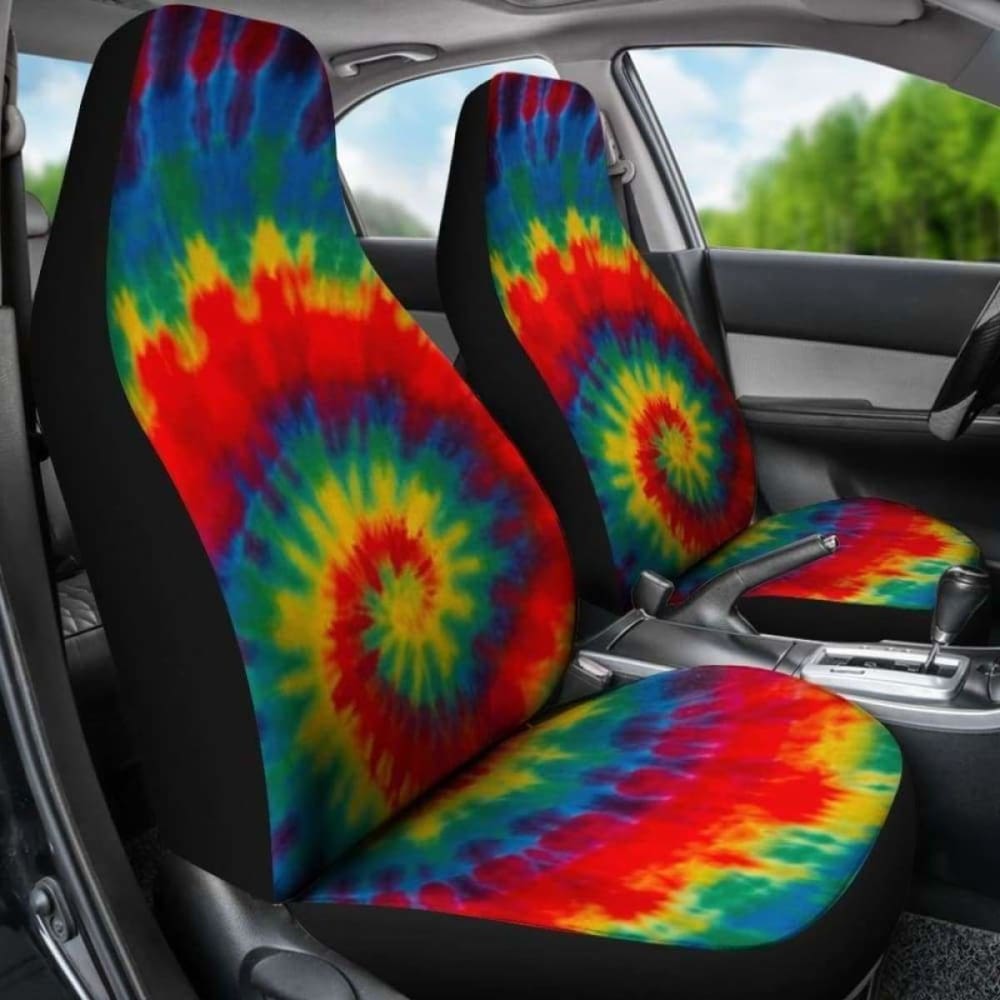 Tie Dye Color Car Seat Covers