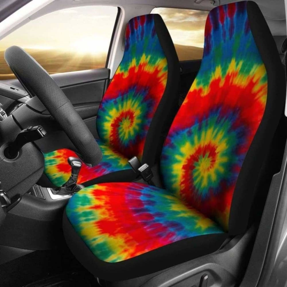 Tie Dye Color Car Seat Covers