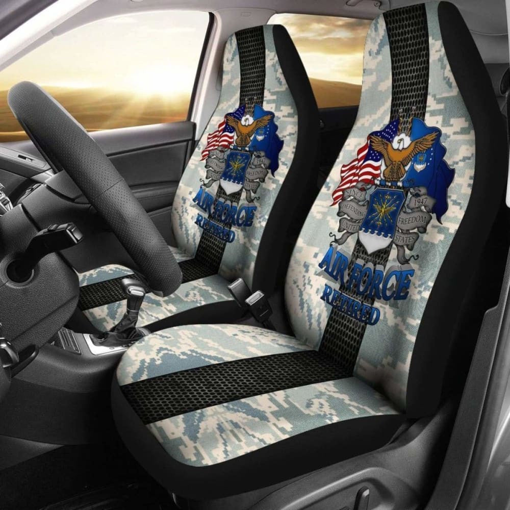 U.S Air Force Retired Car Seat Covers