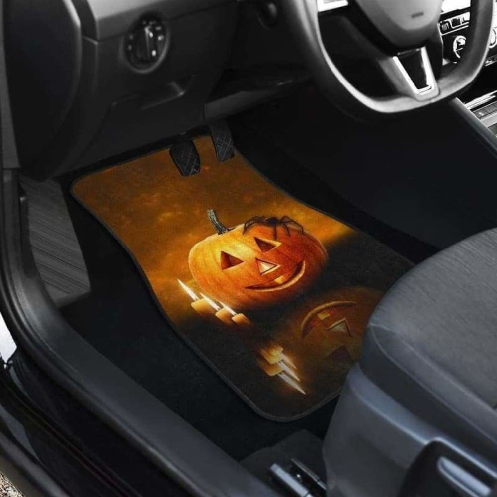 Pumpkin Halloween Car Floor Mats