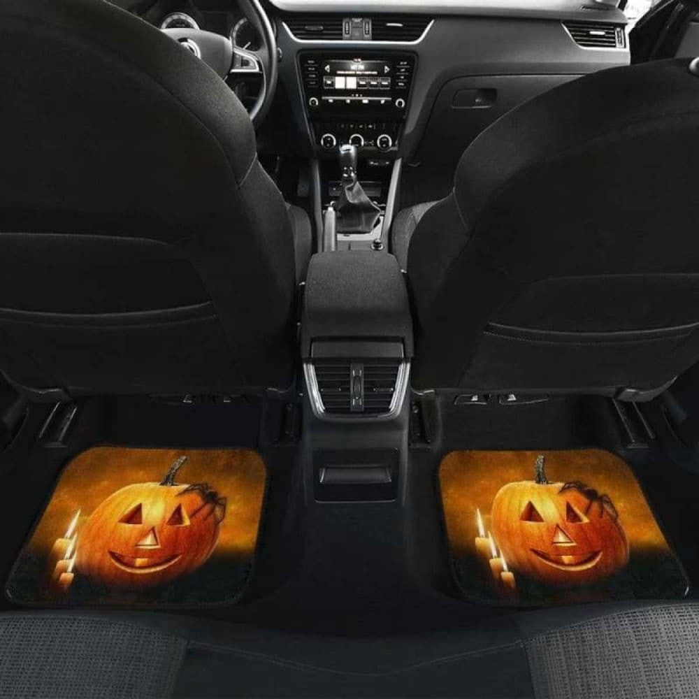 Pumpkin Halloween Car Floor Mats