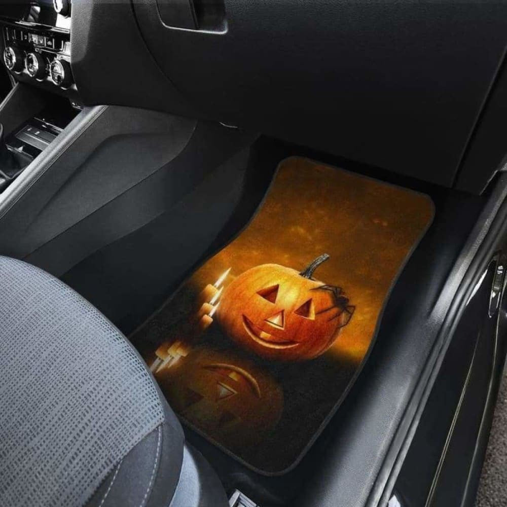 Pumpkin Halloween Car Floor Mats