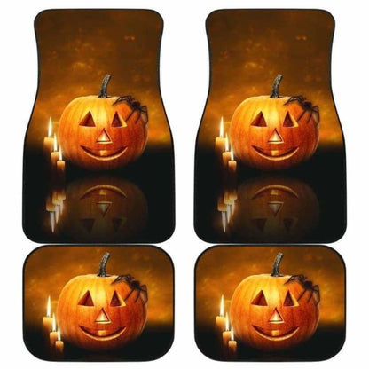 Pumpkin Halloween Car Floor Mats