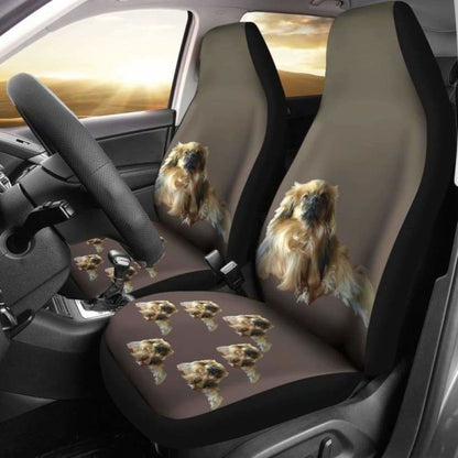 Tibetan Spaniel Car Seat Covers