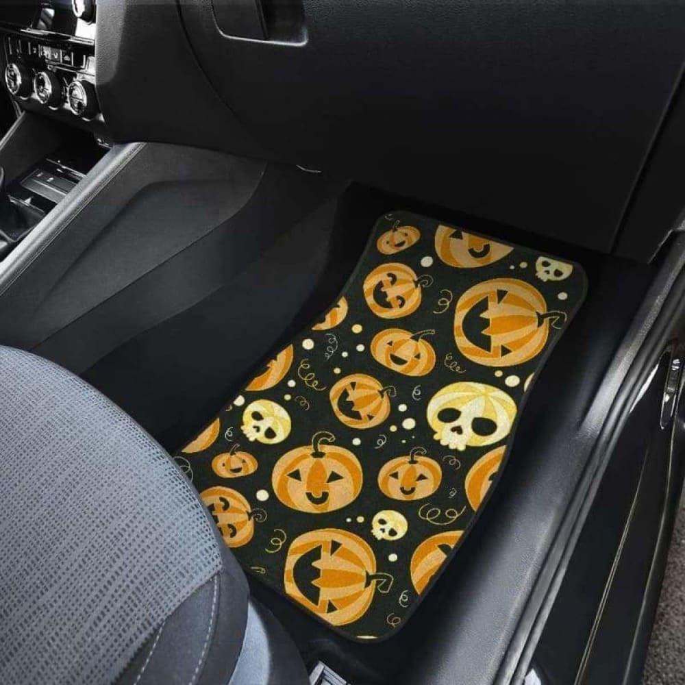 Pumpkin Halloween Car Floor Mats