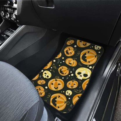 Pumpkin Halloween Car Floor Mats
