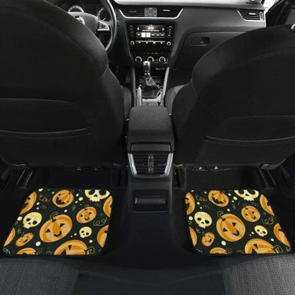 Pumpkin Halloween Car Floor Mats