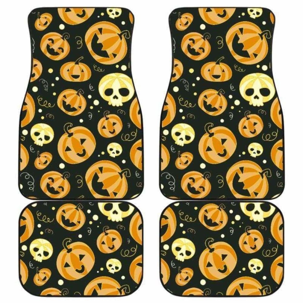 Pumpkin Halloween Car Floor Mats