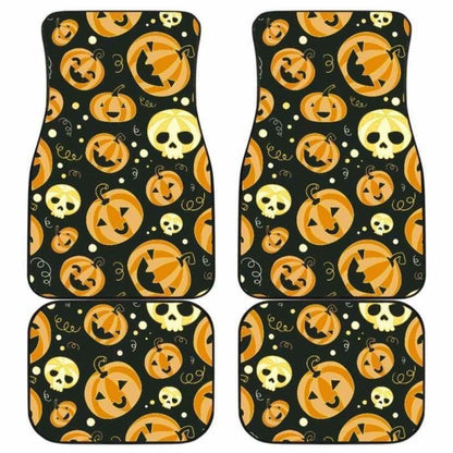Pumpkin Halloween Car Floor Mats