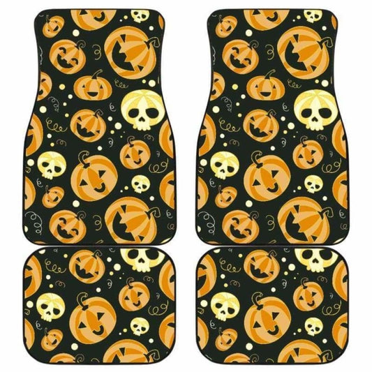 Pumpkin Halloween Car Floor Mats