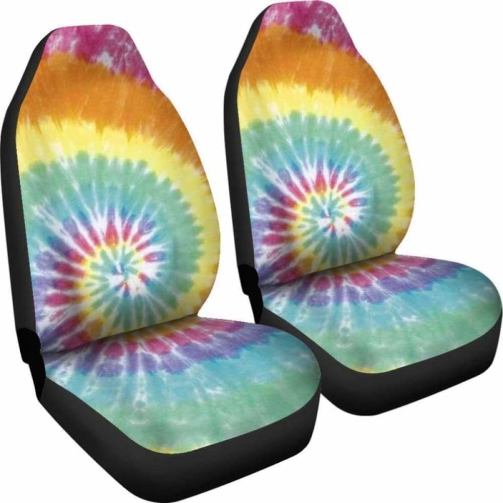 Tie Dye Colors Car Seat Covers