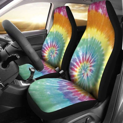 Tie Dye Colors Car Seat Covers