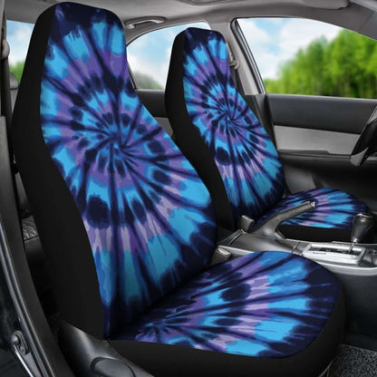 Blue Tie Dye Seat Covers