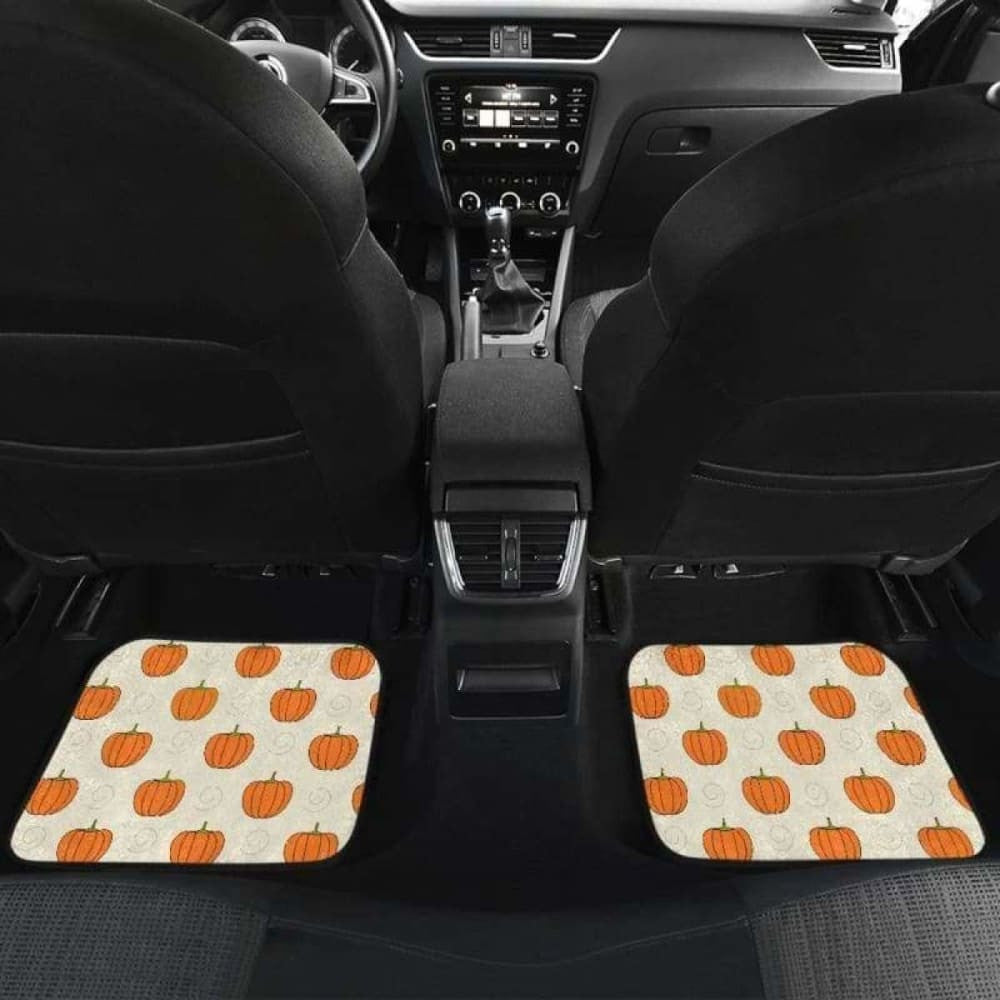 Pumpkin Halloween Car Floor Mats