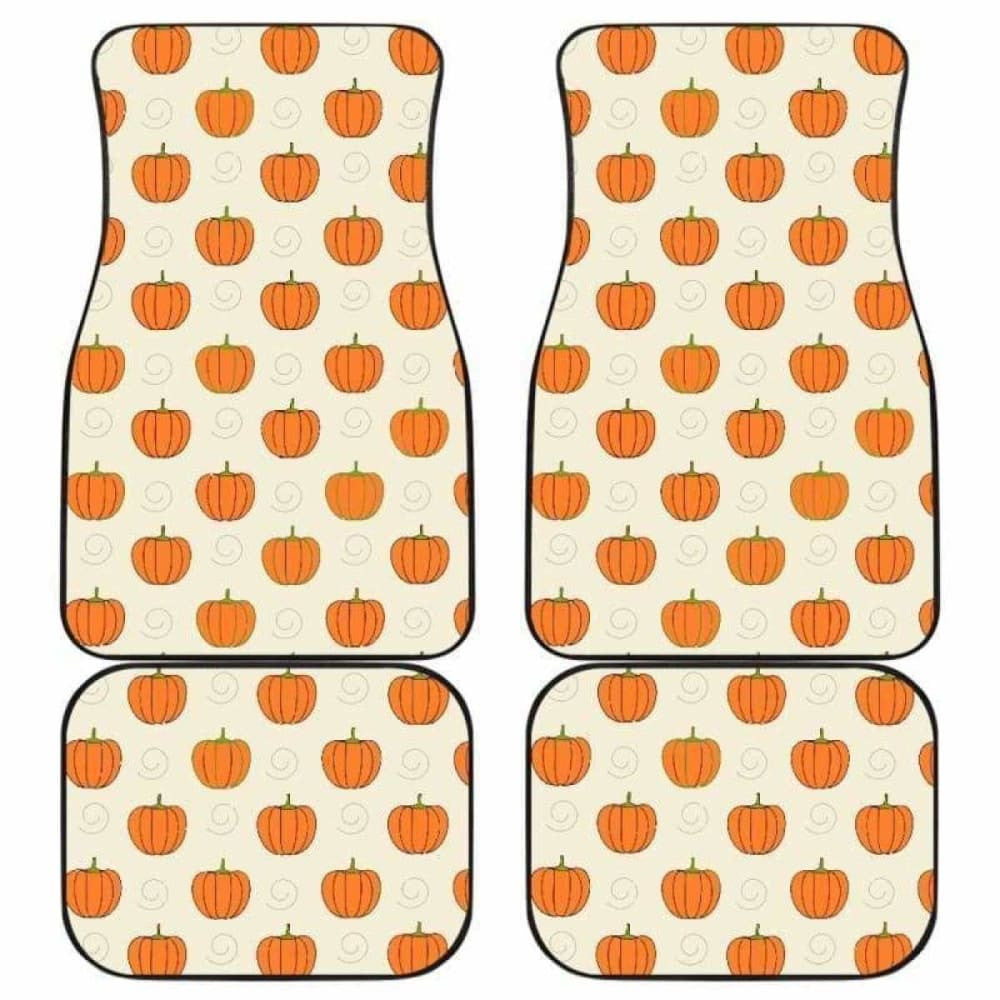 Pumpkin Halloween Car Floor Mats