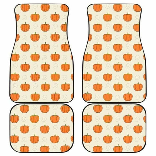 Pumpkin Halloween Car Floor Mats