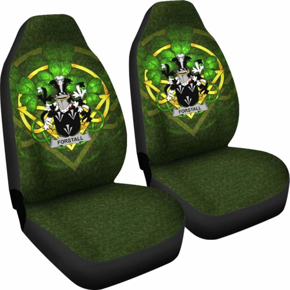 Forstall \bIreland Car Seat Cover Celtic Shamrock ( Set Of Two)
