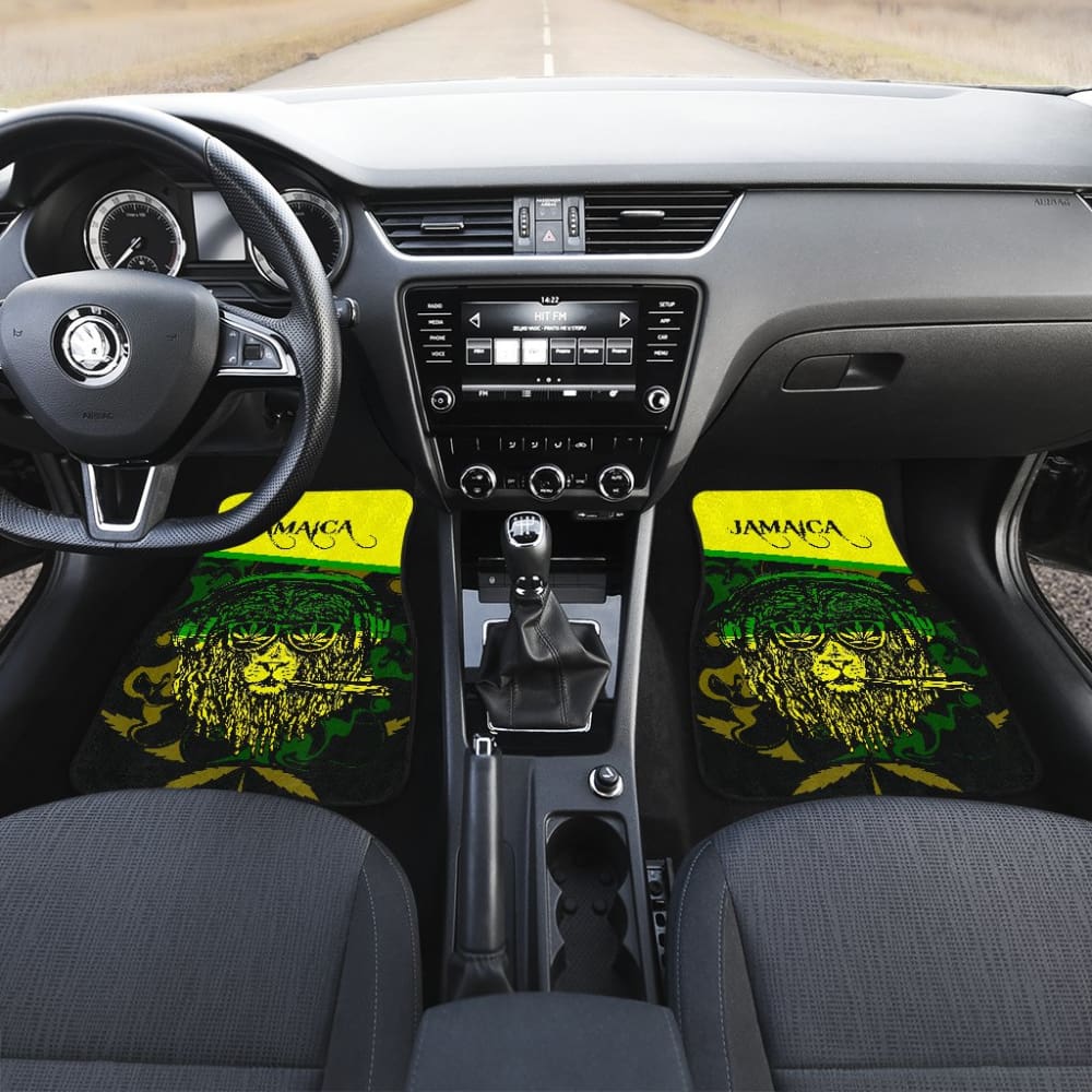 African Traditional Pattern Lions Rasta Jamaica Car Floor Mats