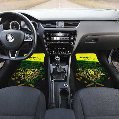 African Traditional Pattern Lions Rasta Jamaica Car Floor Mats