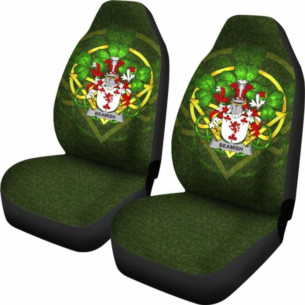 Beamish \bIreland Car Seat Cover Celtic Shamrock ( Set Of Two)