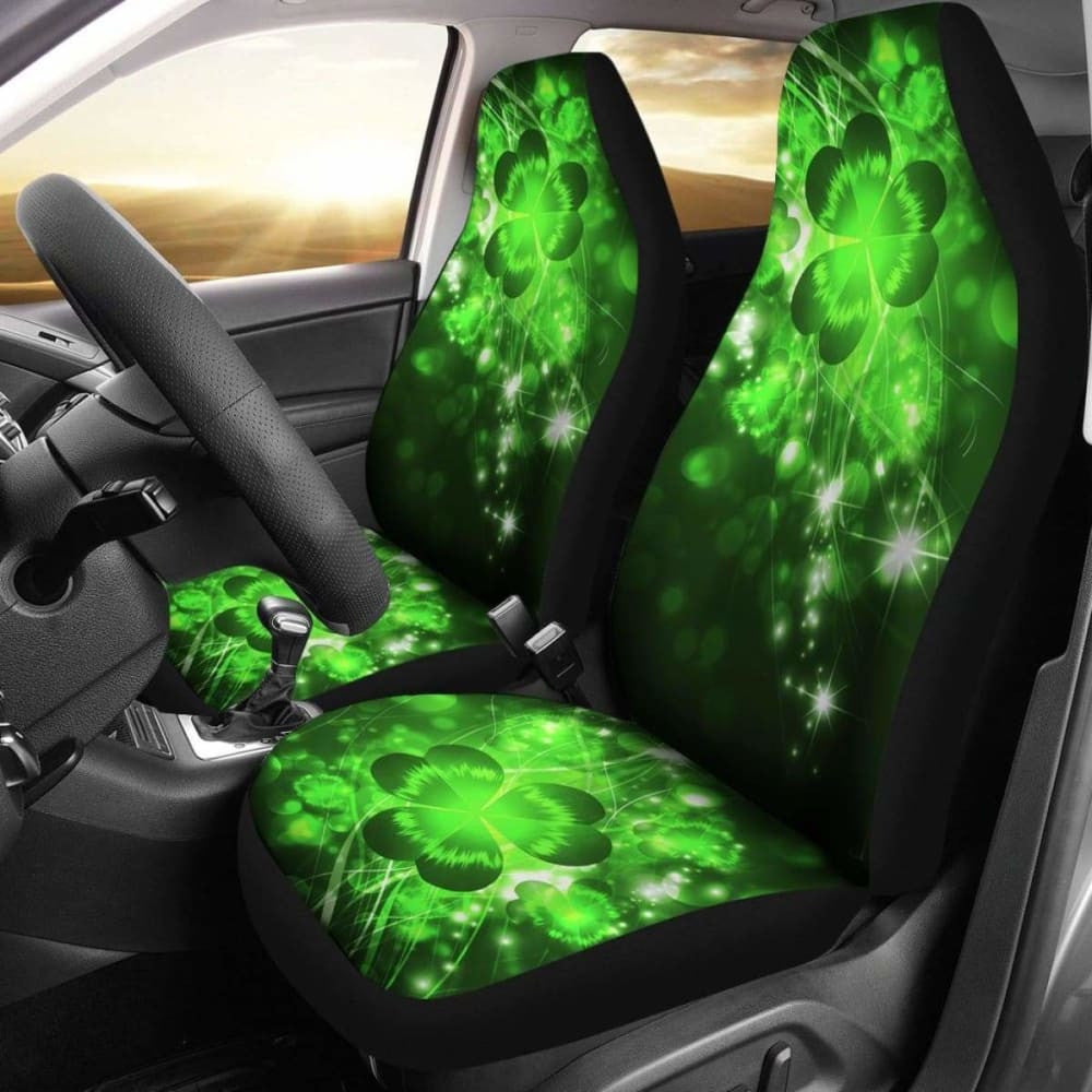 Shamrock Irish Light Car Seat Covers Amazing Gift Ideas