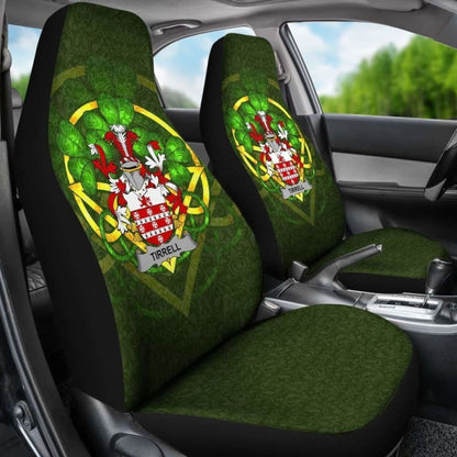 Tirrell \bIreland Car Seat Cover Celtic Shamrock ( Set Of Two)