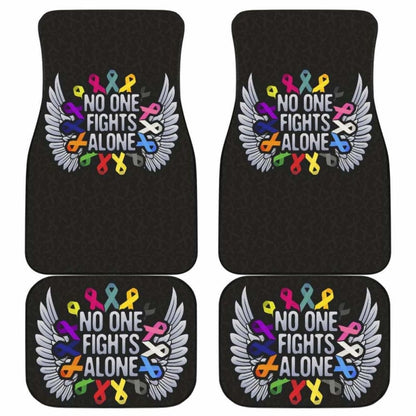 Cancer No One Fights Alone Car Floor Mats