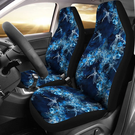 Galaxy Of Dragonfly Car Seat Covers