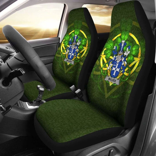 Mulock Or Mullock \bIreland Car Seat Cover Celtic Shamrock ( Set Of Two)