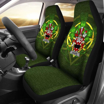 Blacke \bIreland Car Seat Cover Celtic Shamrock ( Set Of Two)